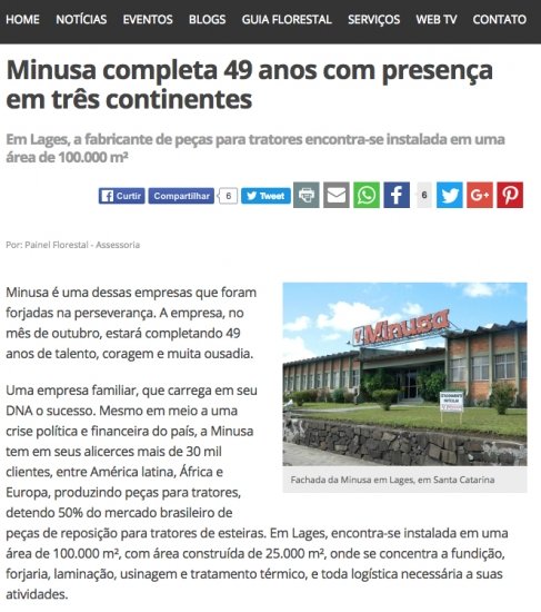 Foto — Associação Catarinense de Empresas Florestais (ACR)