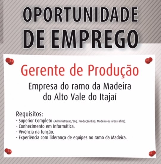 Foto — Associação Catarinense de Empresas Florestais (ACR)