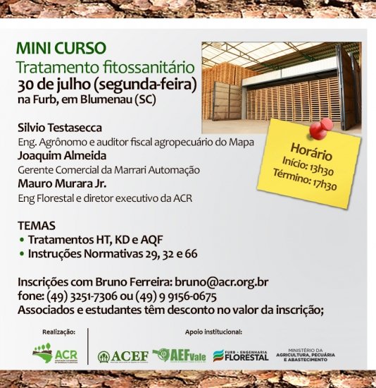Foto — Associação Catarinense de Empresas Florestais (ACR)