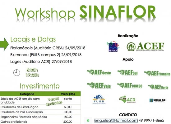 Foto — Associação Catarinense de Empresas Florestais (ACR)