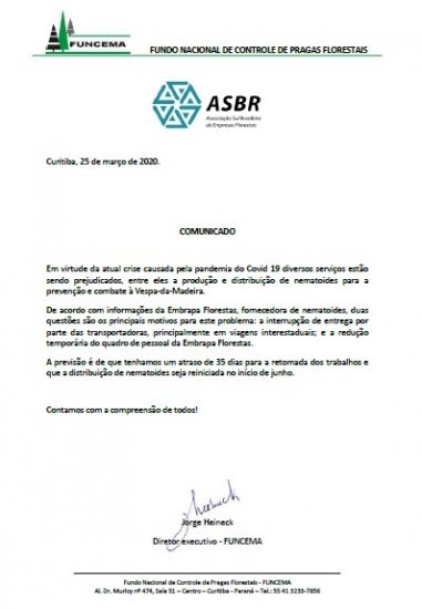 Foto — Associação Catarinense de Empresas Florestais (ACR)