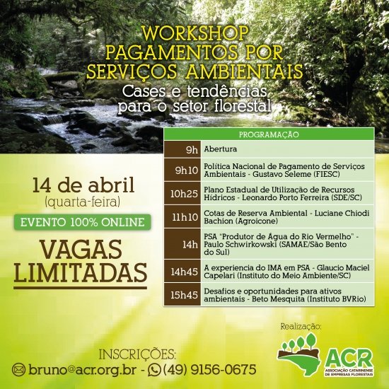 Foto — Associação Catarinense de Empresas Florestais (ACR)