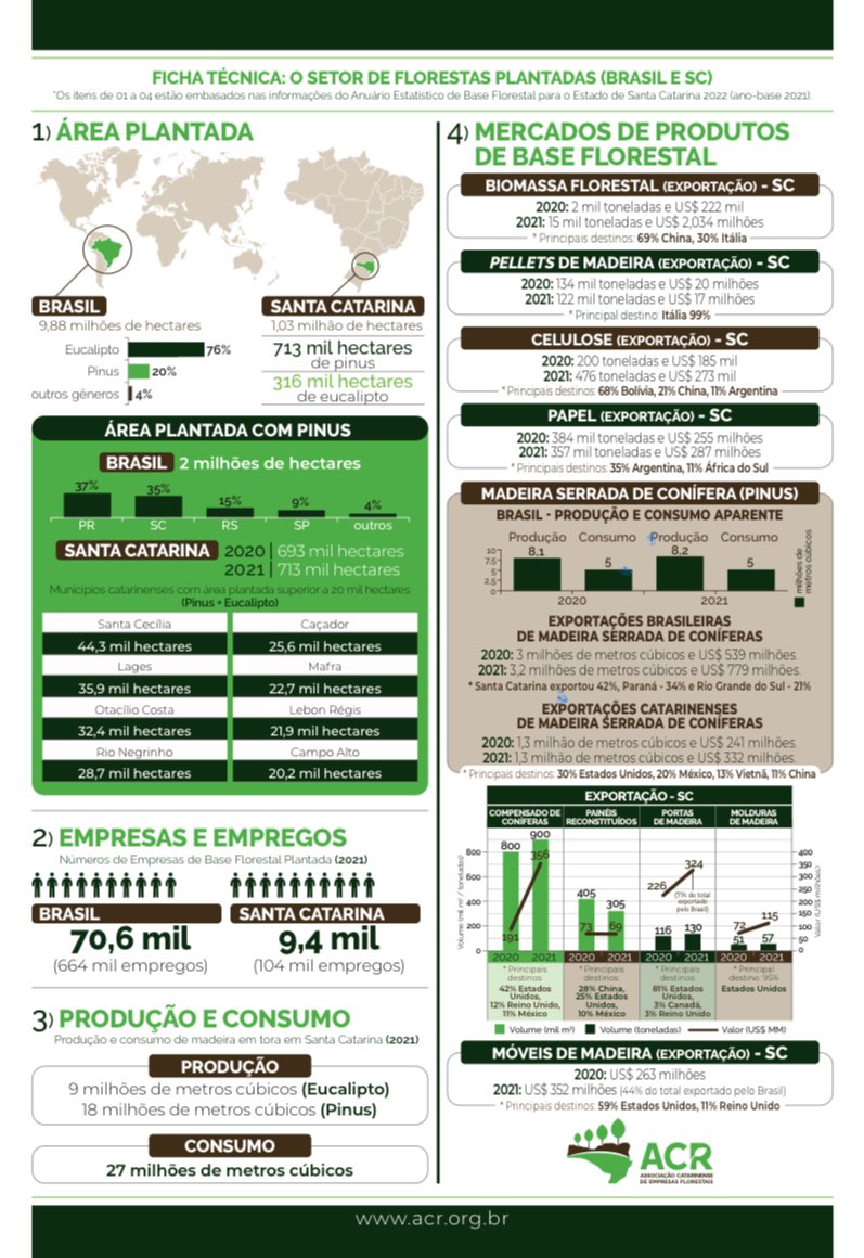 Foto — Associação Catarinense de Empresas Florestais (ACR)
